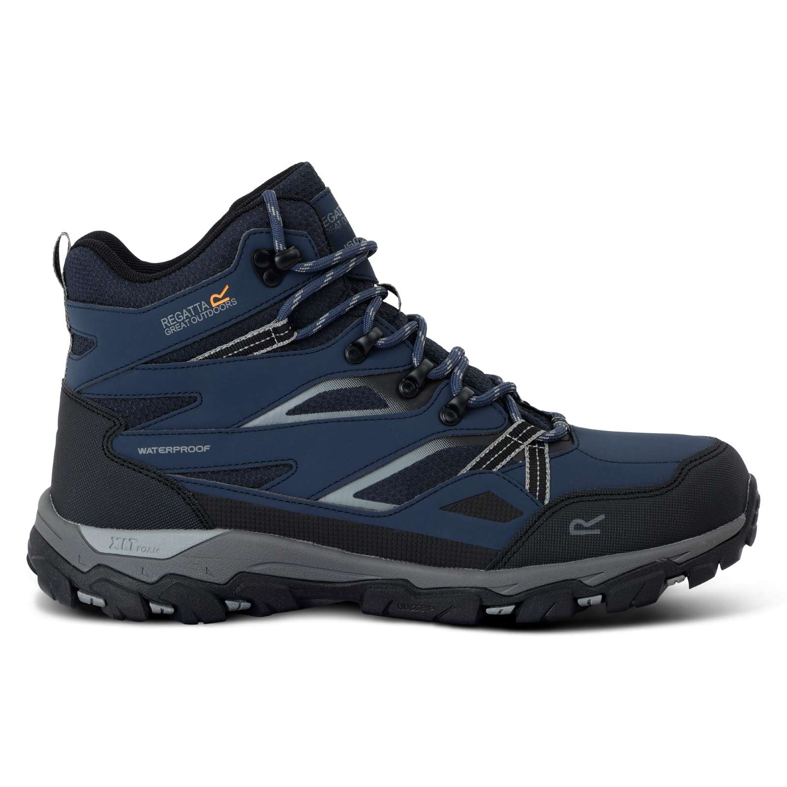 Regatta Mens Holcombe III Walking Boots - Navy/Dark Steel
