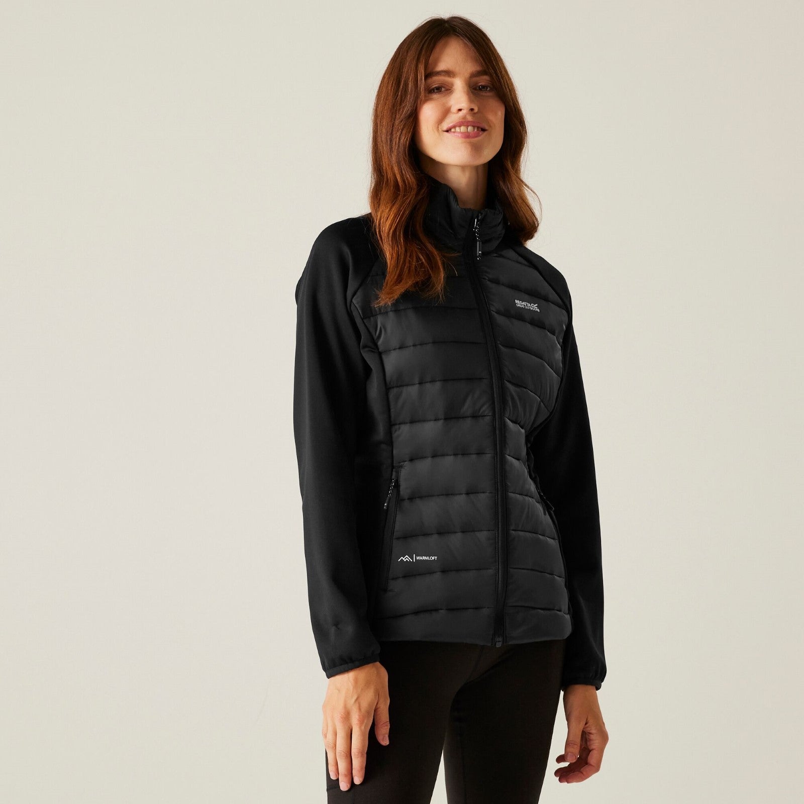 Regatta Womens Clumber V Hybrid Jacket - Black
