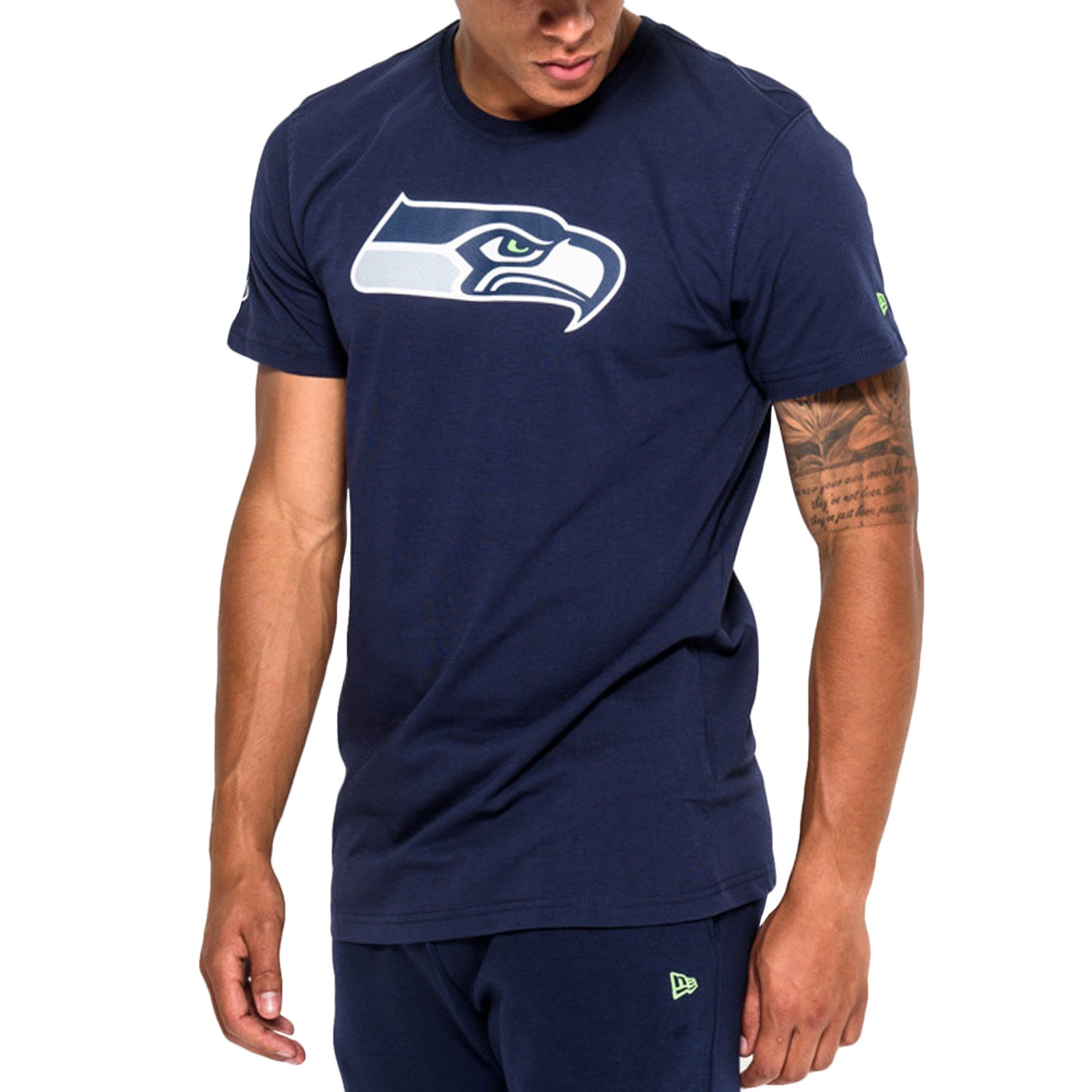 Seattle Seahawks Nike Logo Essential Legend Performance T-Shirt - Neon Green