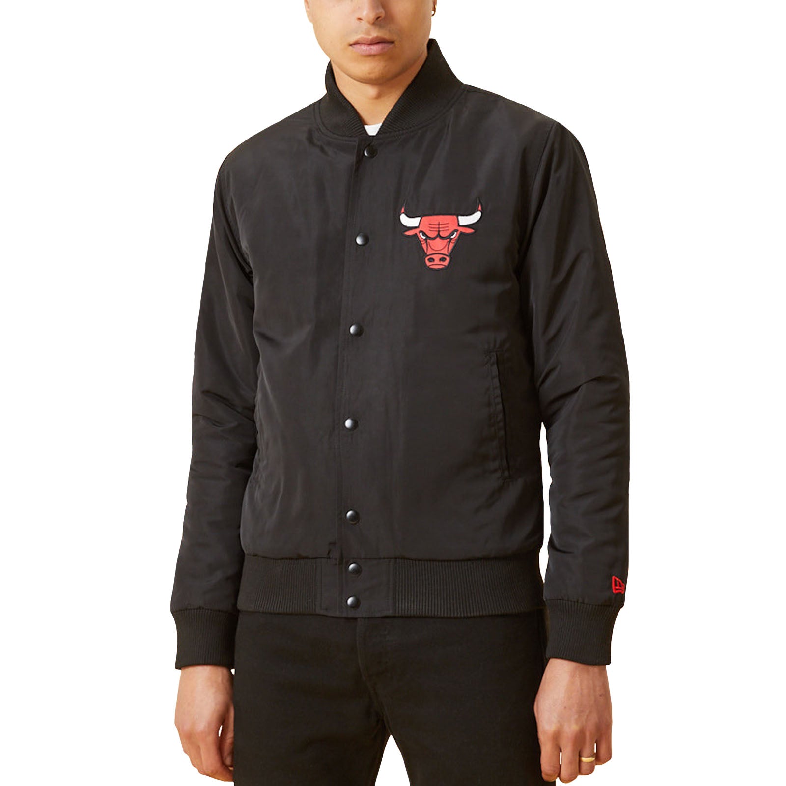 NEW ERA NBA Team Logo Varsity Chicago BULLS black Jacket