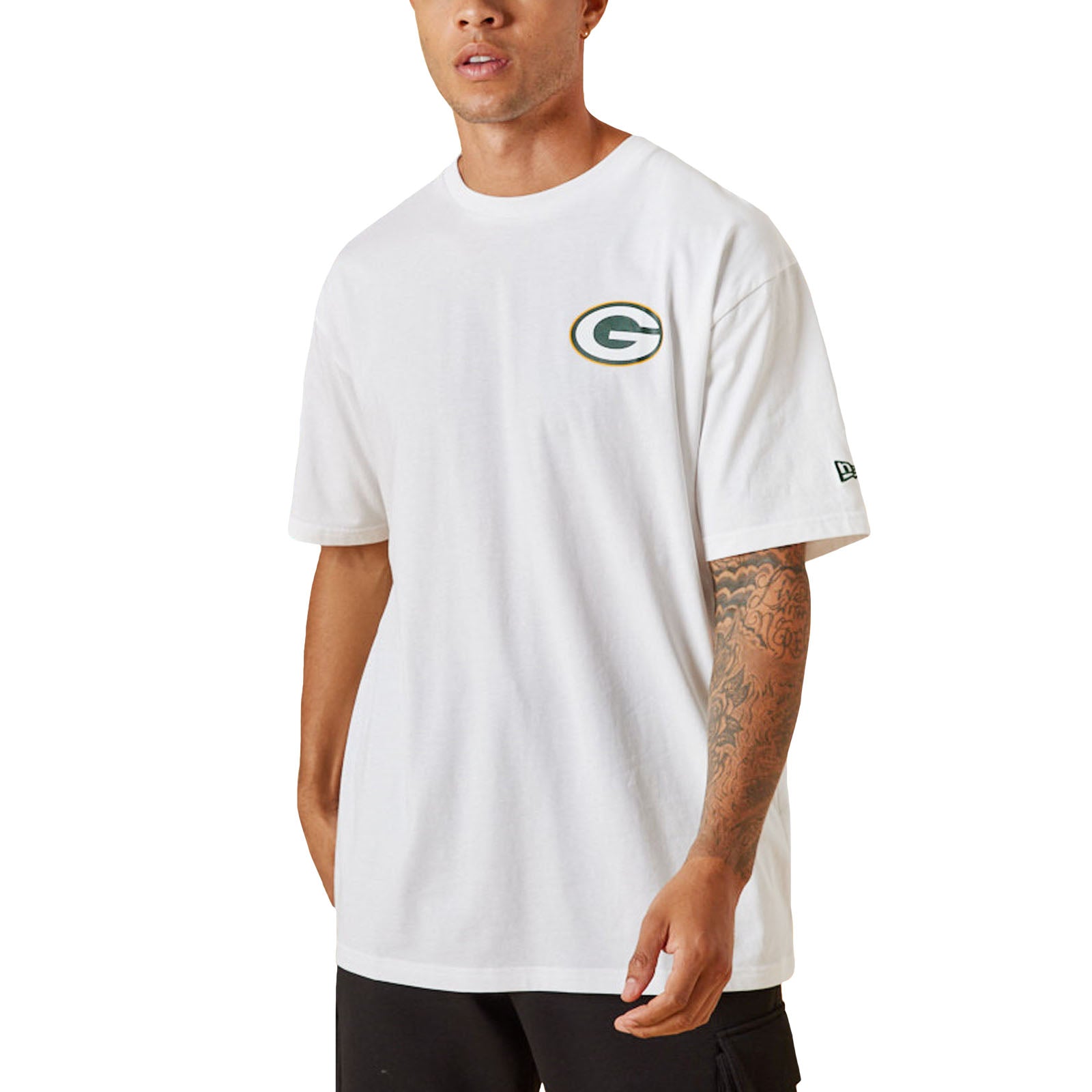 NFL Team Graphic Green Bay Packers White T-Shirt