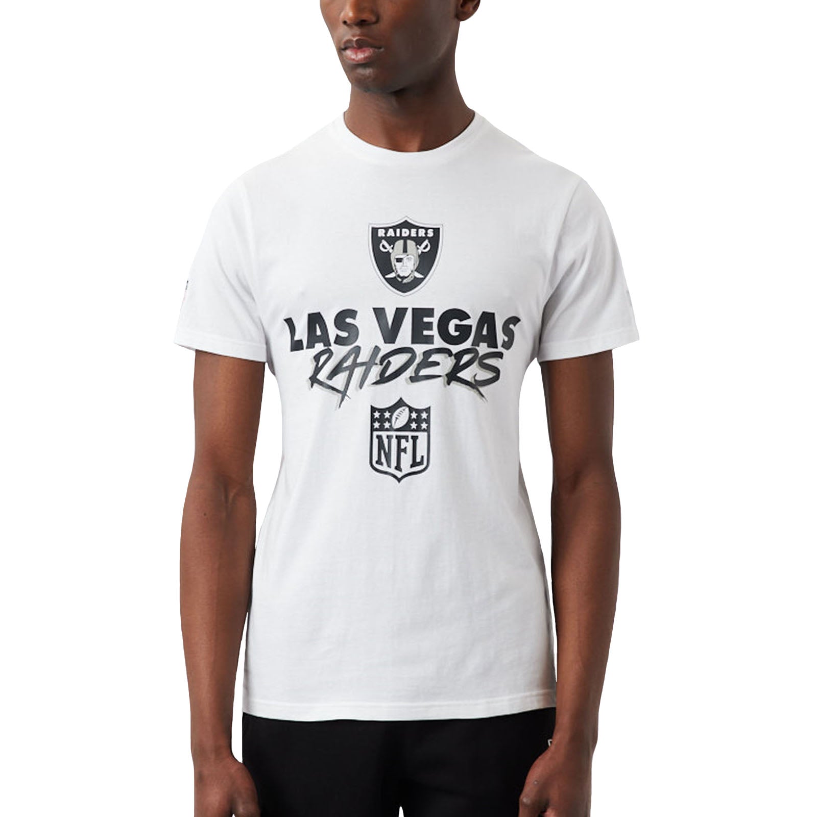 Las Vegas Raiders NFL Script Black T-Shirt