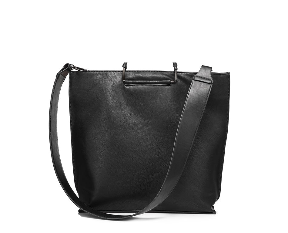 large tote with shoulder strap