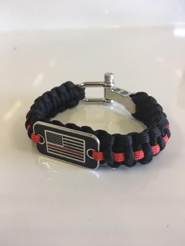 firefighter paracord survival bracelet