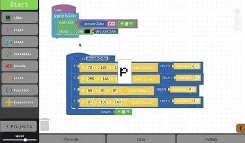 PiperCode: Color Coded