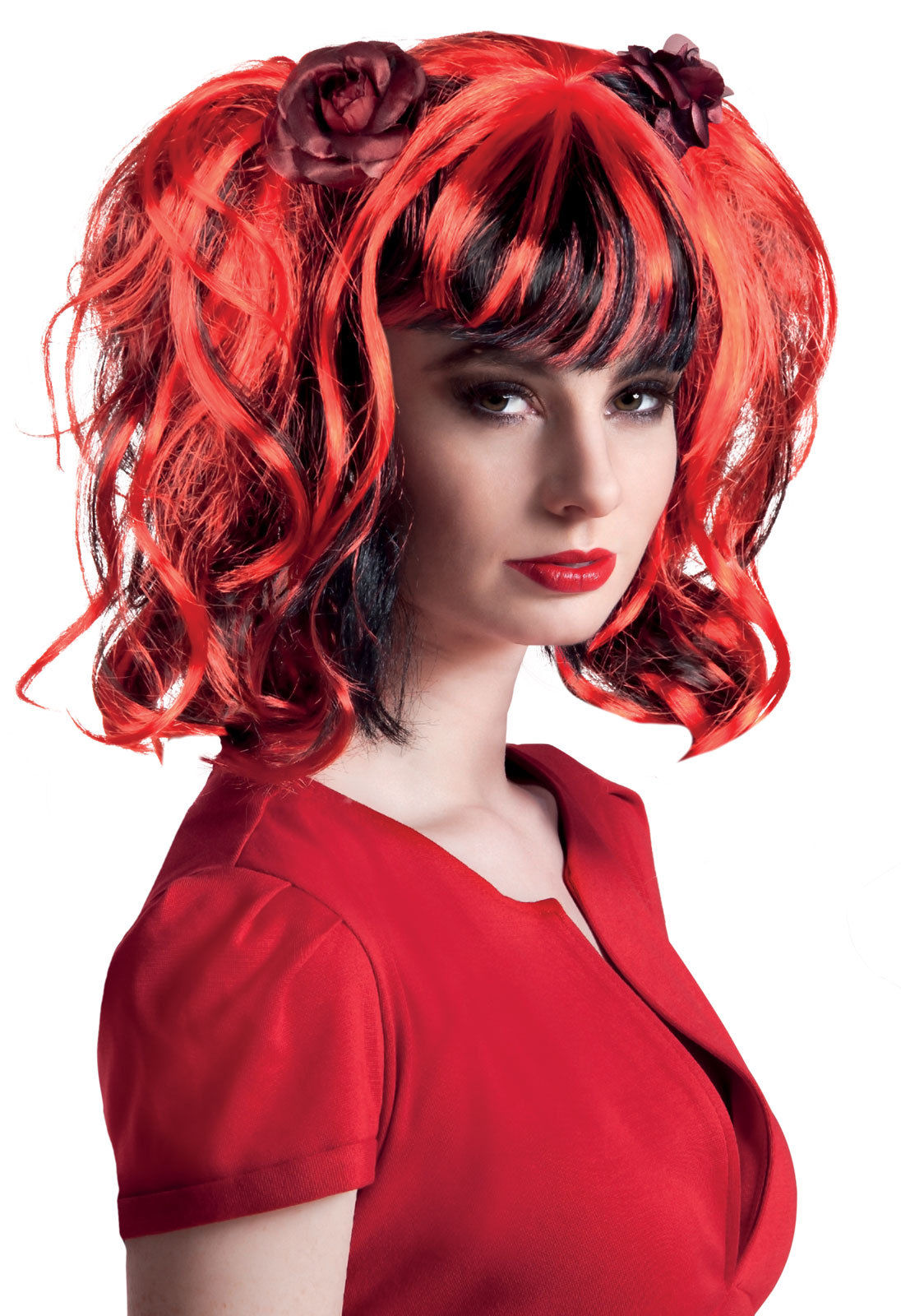 red wig fancy dress