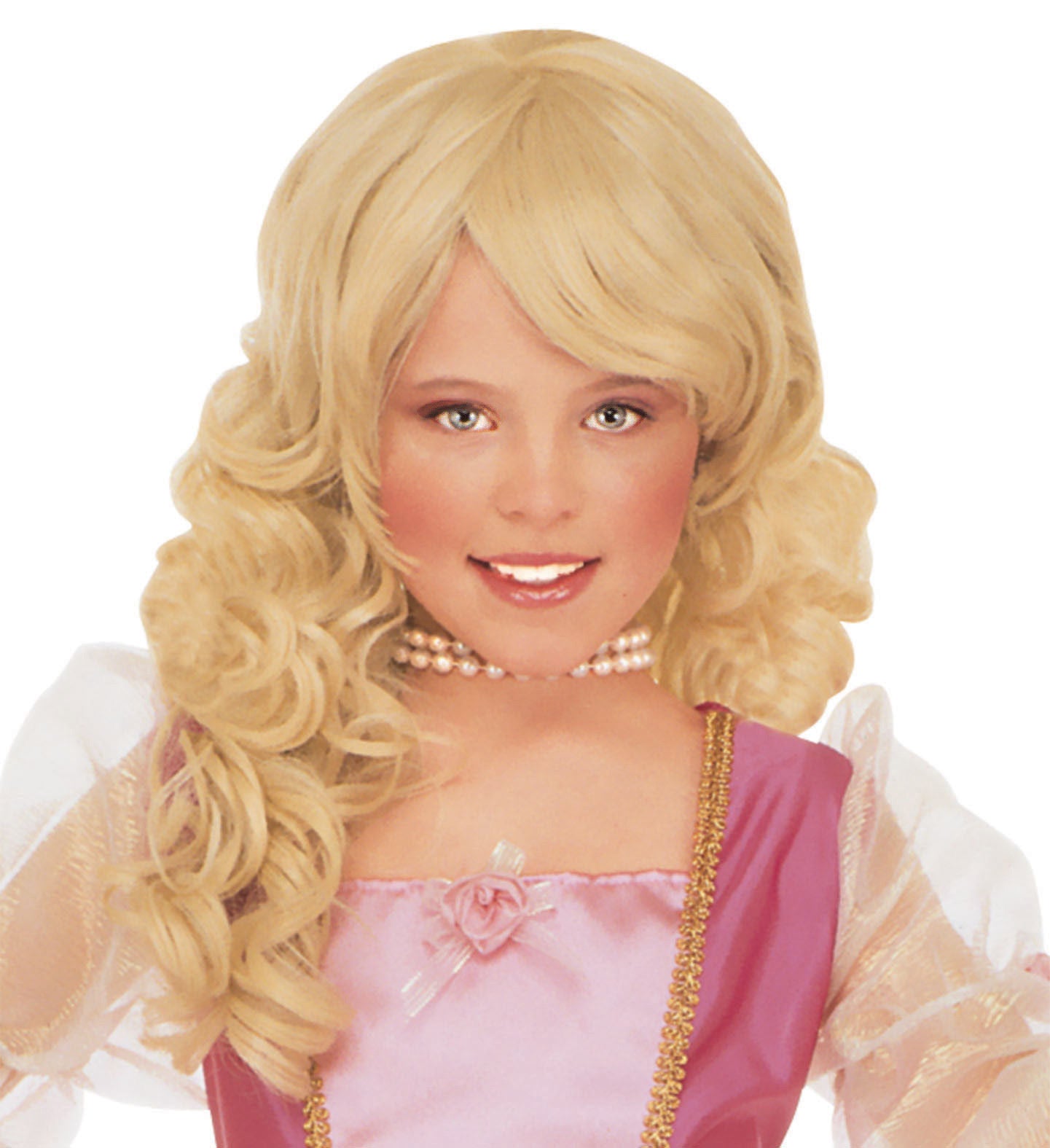 long blonde wig fancy dress