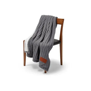 Particle Cable Knit Sherpa Blanket - Particle store - Cable Knit Sherpa Blanket