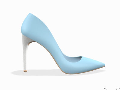 baby blue court heels