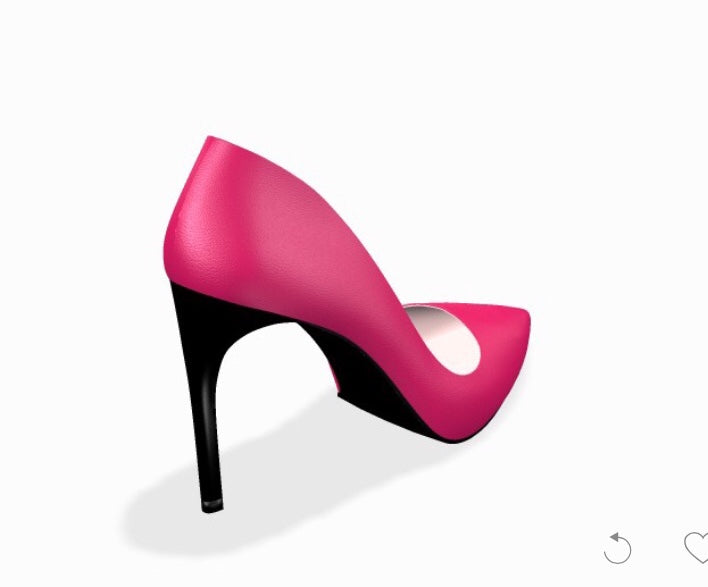 fushia pink heels