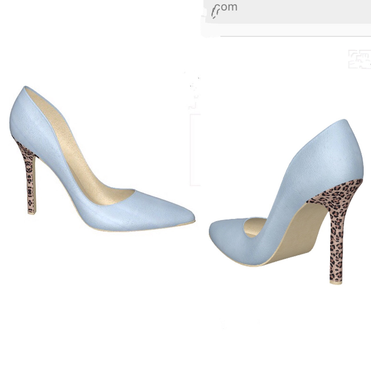 ice blue heels