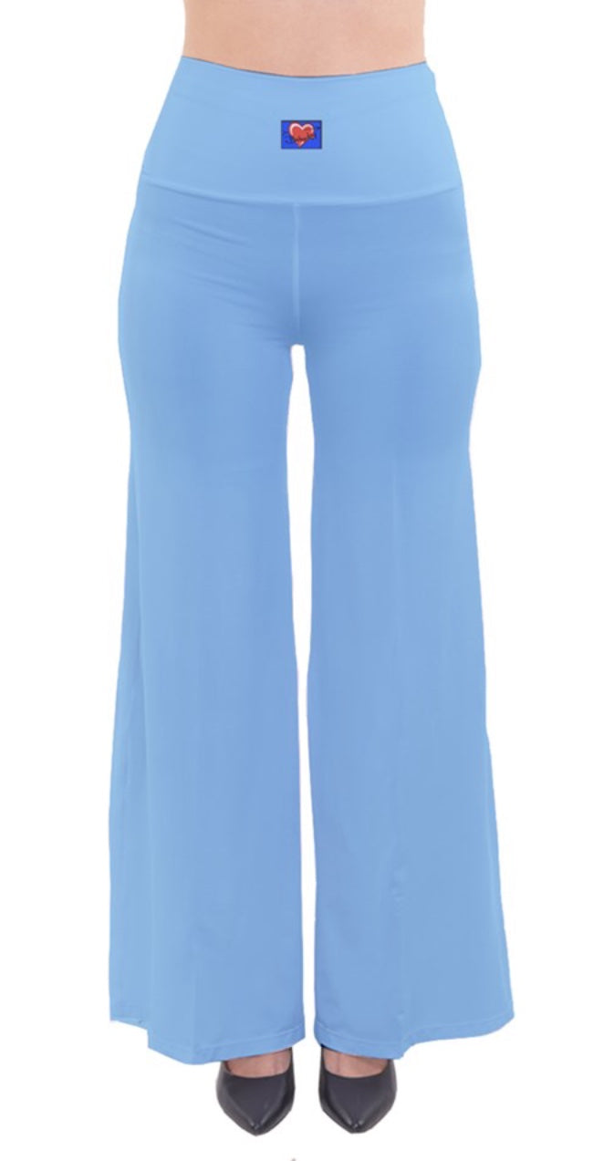 baby blue palazzo pants