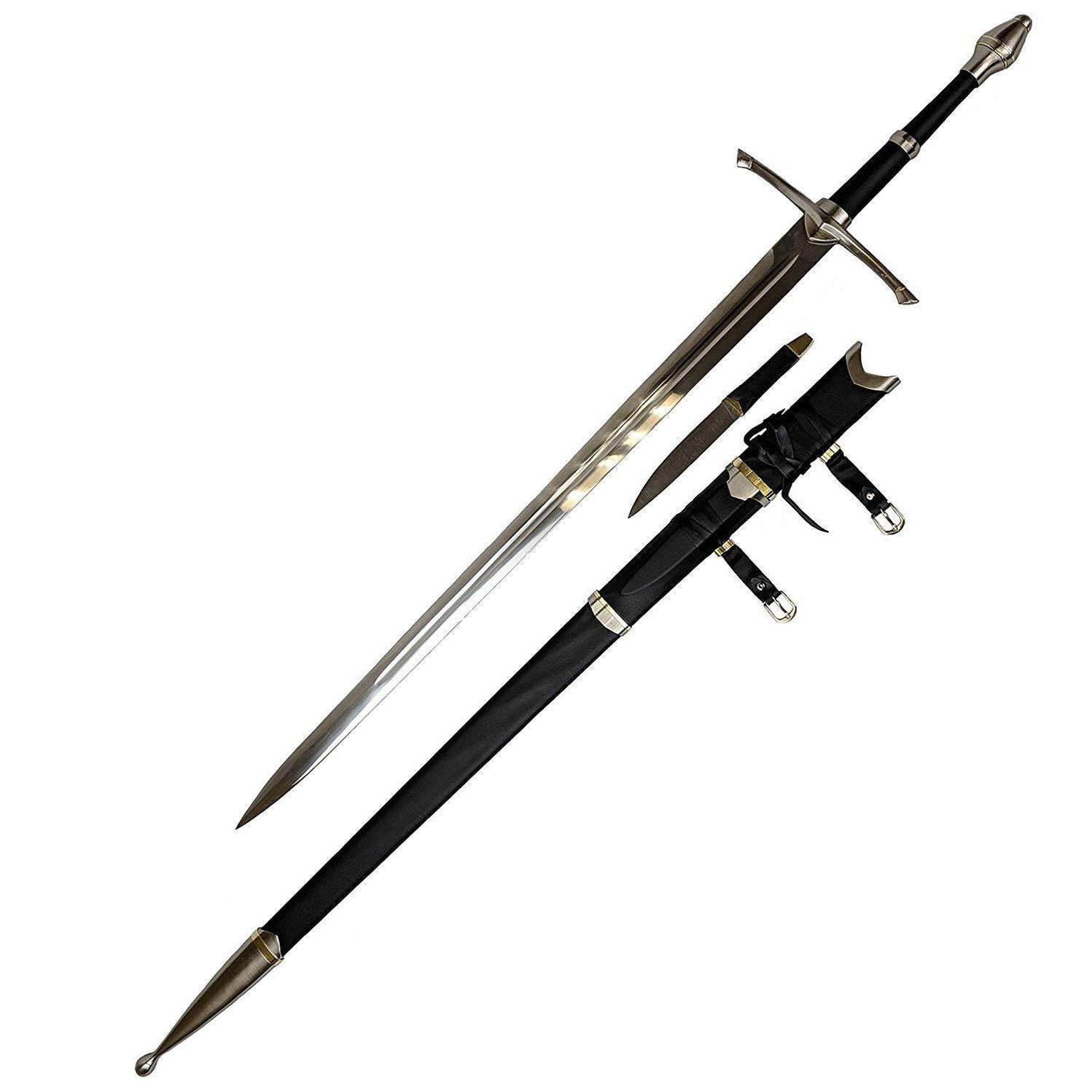 Medieval Strider Sword With Knife In The Scabbard — Medieval Depot 0778