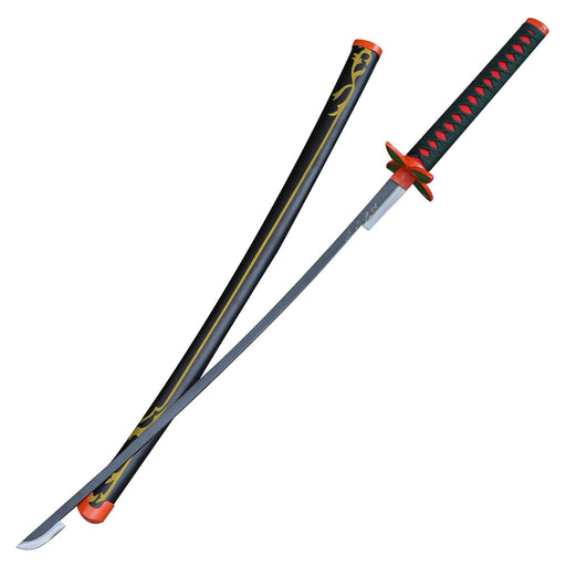 Tanto - Giyu Tomioka Mini Katana sword - Blue Nichirin - Metal 45cm 