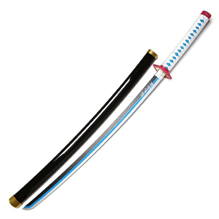 Demon Slayer Giyu Tomioka Blue Nichrin Blade Katana Sword — Medieval Depot