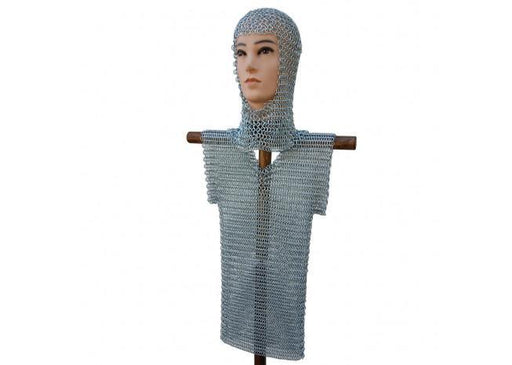 Custom Handmade Aluminium Battle Ready Chain Mail Coif Armor at Rs 1500, मेडीवल चेन मेल in Noida