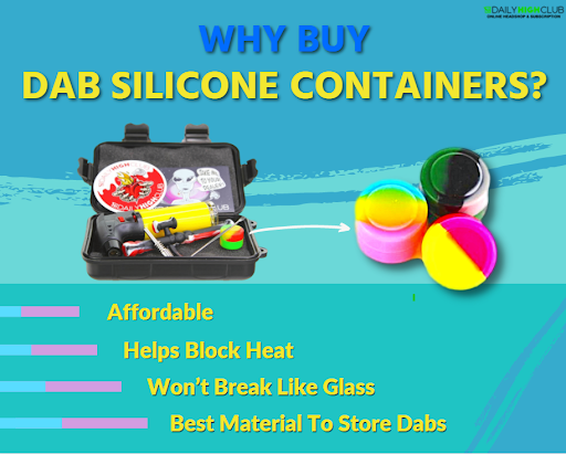 Premium Dab Silicone Container for Smokers – Daily High Club