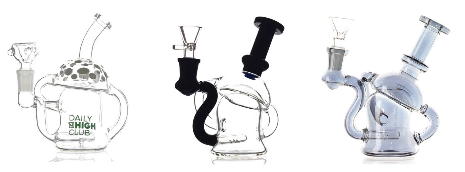 mushroom dab rig and bong