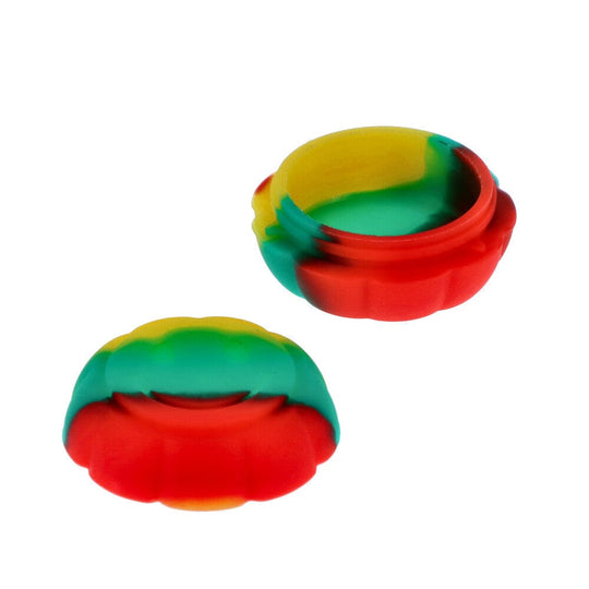 Smiley Pumpkin 6ml Silicone Container Image 1