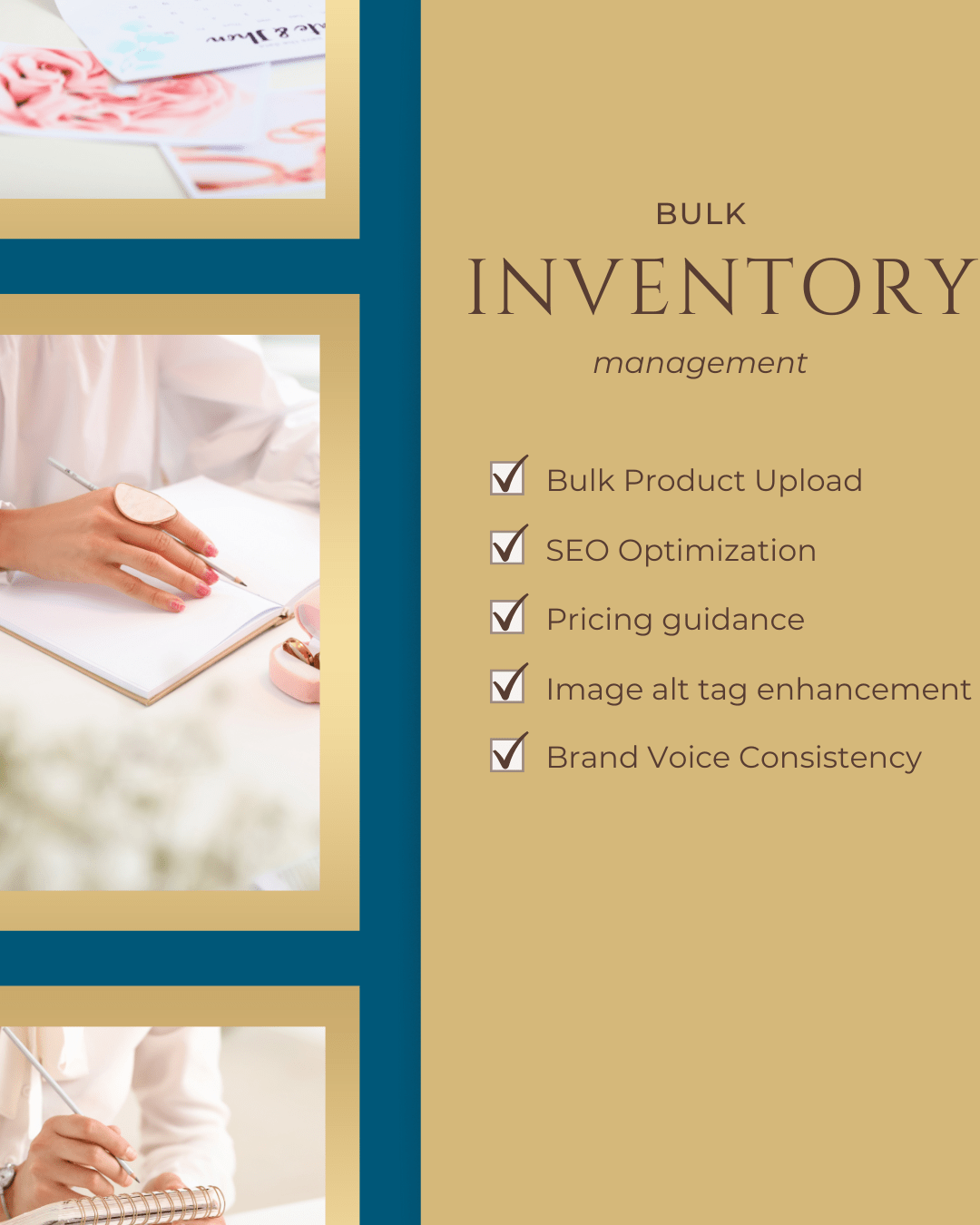 Bulk Inventory Management Services: Product Upload, SEO Optimization, Pricing Guidance & Brand Voice - Maximize Online Sales!