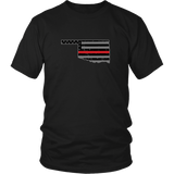 Oklahoma Firefighter Thin Red Line