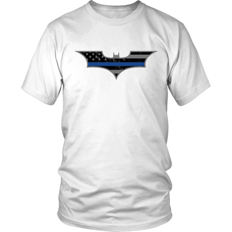 thin blue line superhero shirt