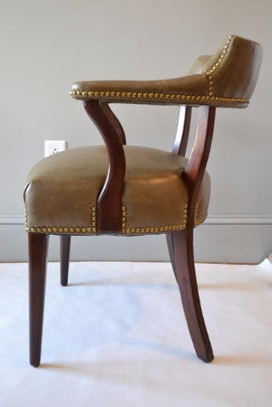 hickory chair leather