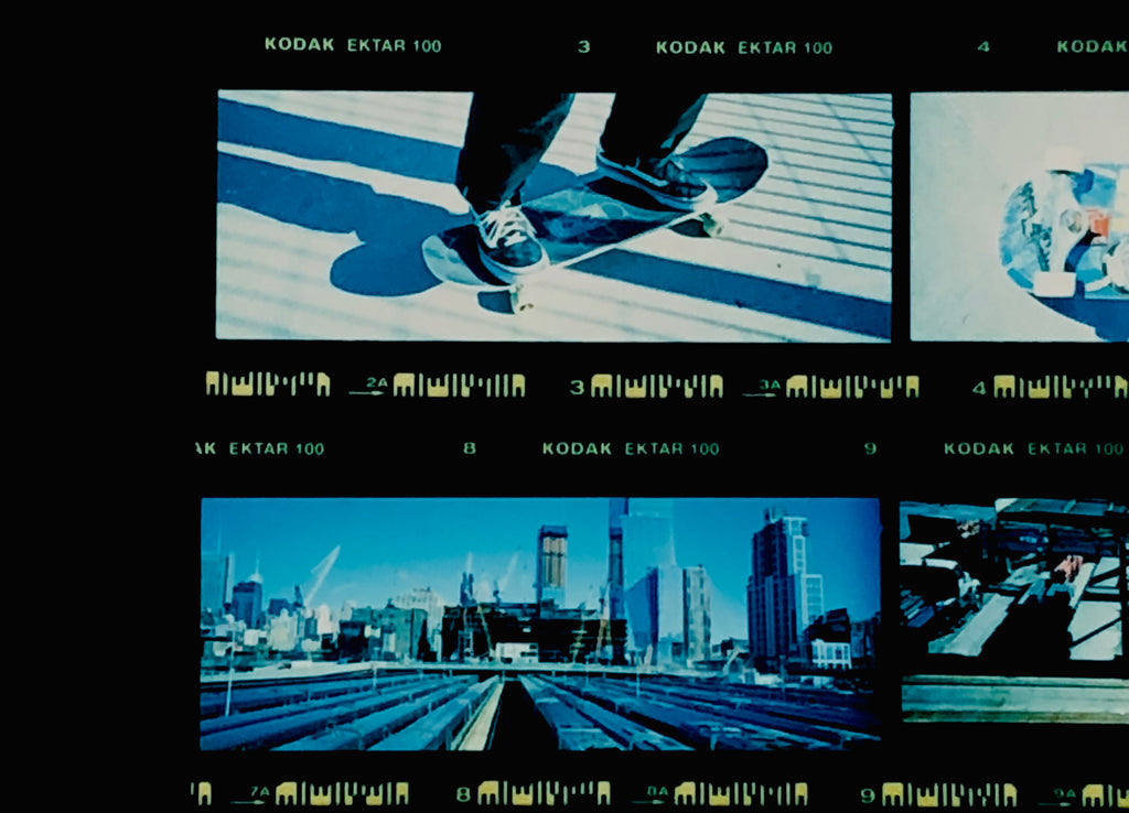 Skateboarding in New York Kodak Ektar Film