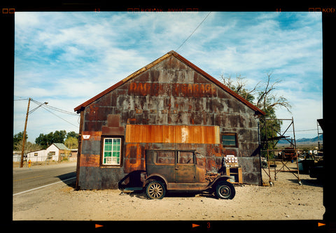 Model T and Garage from Richard Heeps series On the Road.