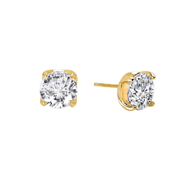 Round 3.5 Ctw Stud Earrings - Lafonn E0104CLG00 – Pauling