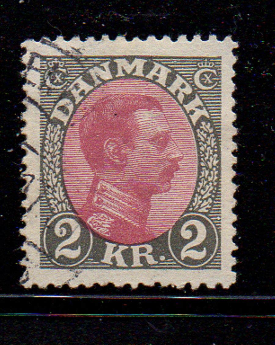 Denmark Scott 129 1925 2 Kr Christian X Stamp Used West Nissouri Stamps