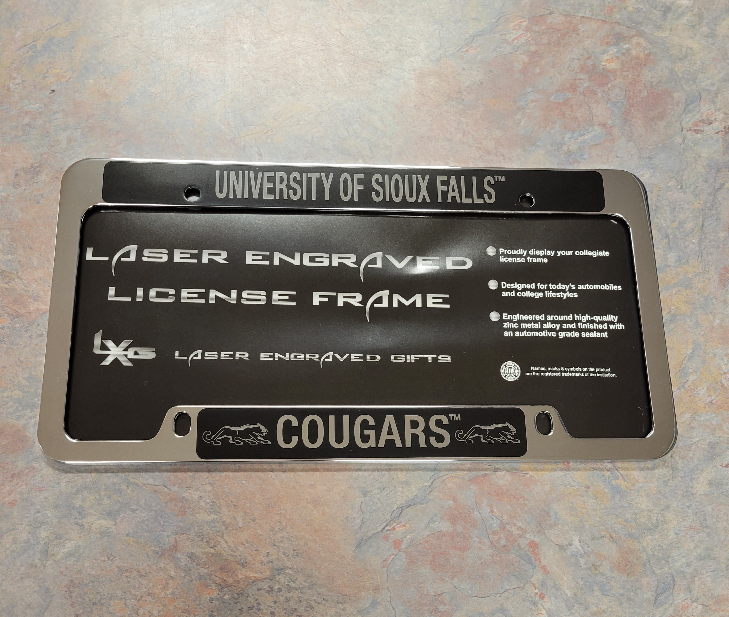  LXG License Plate Frame 