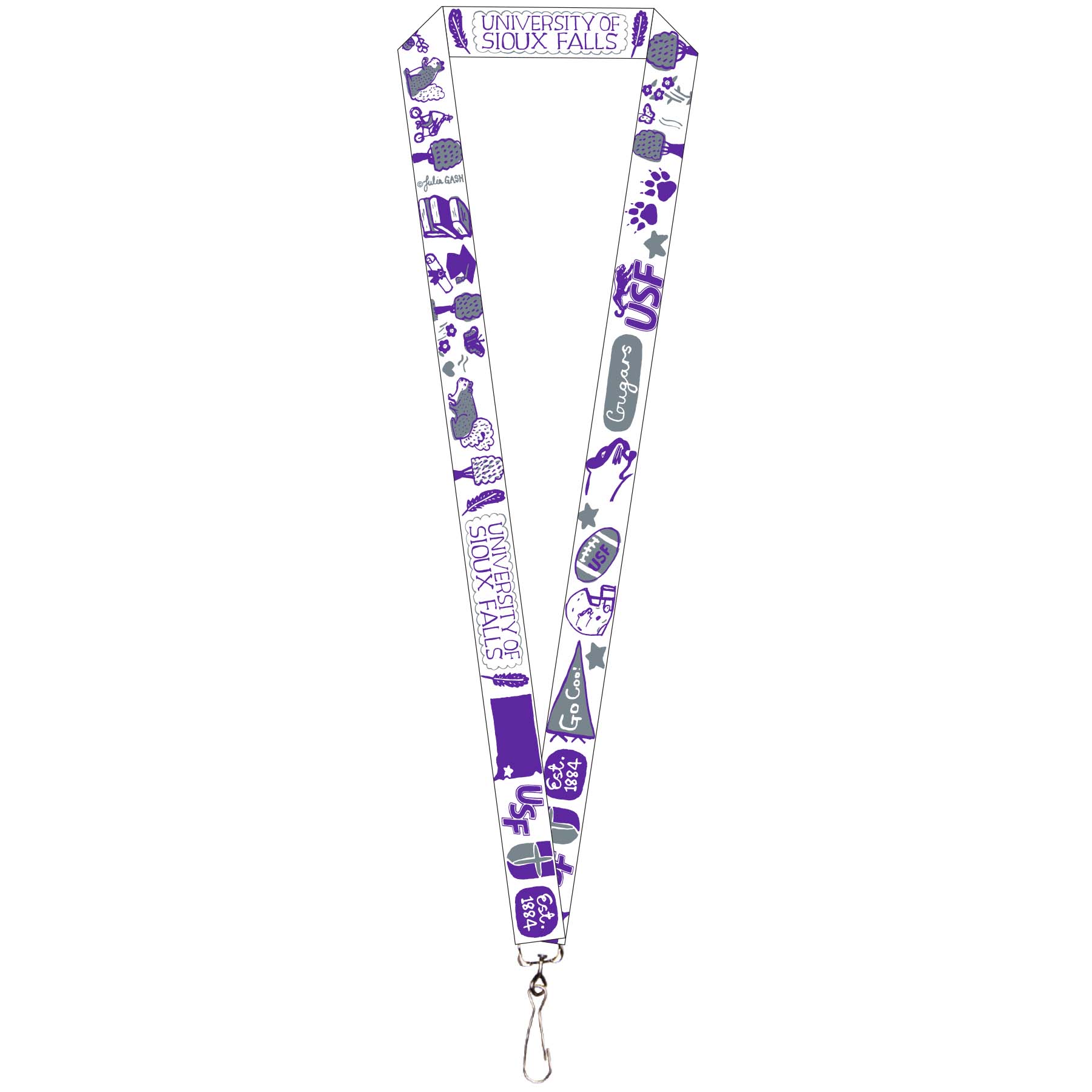  Varsity Line Julia Gash Lanyard 