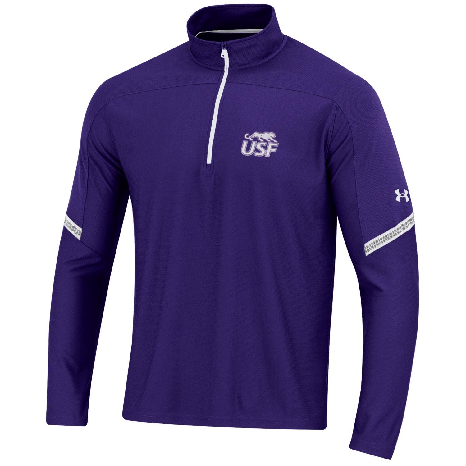  Under Armour F22 Men's Gameday Mesh 1/4 Zip Pullover 