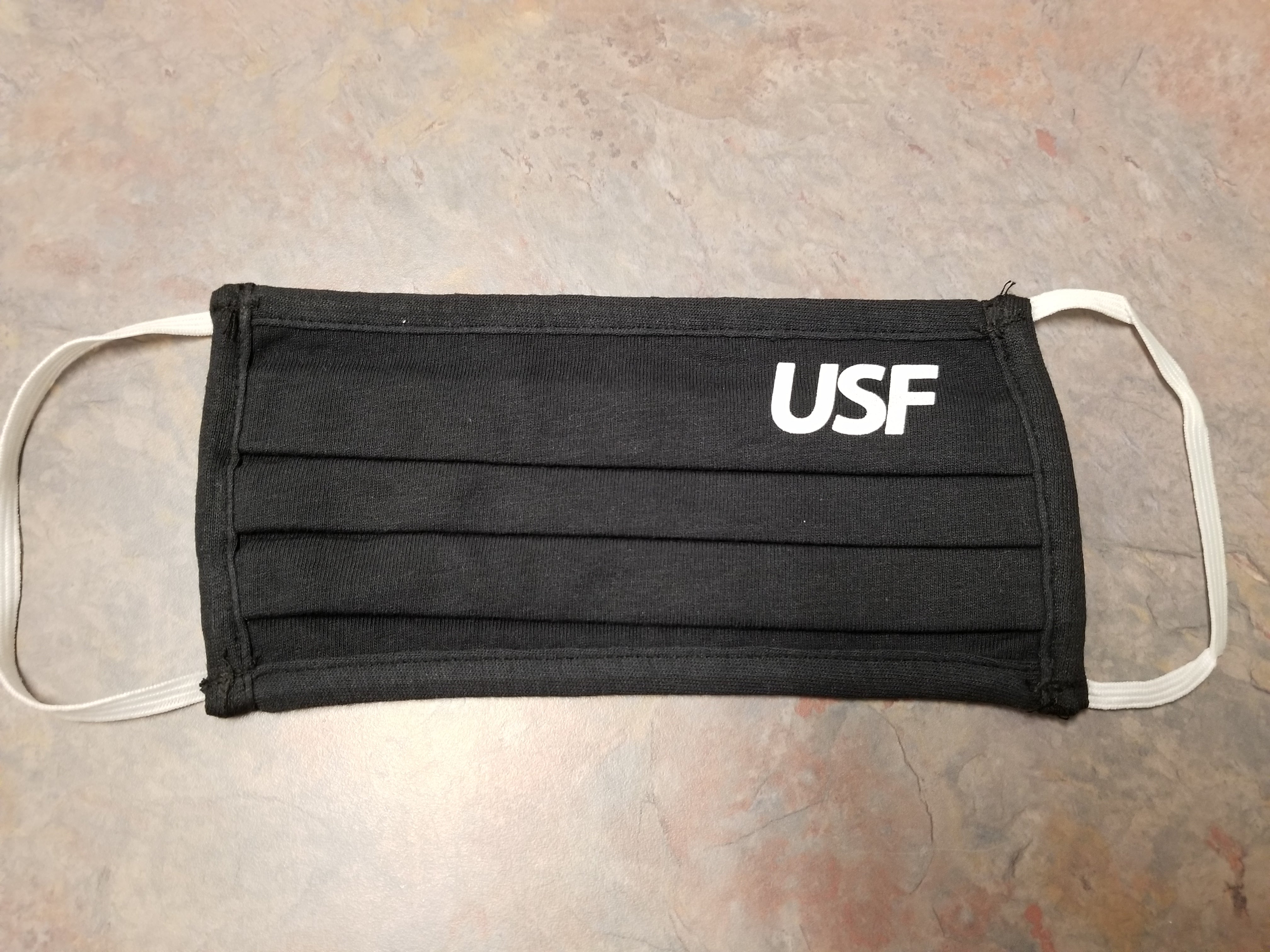  USF Black Cloth Face Masks 