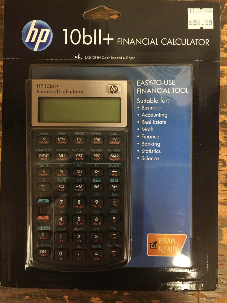 hp 10bii financial calculator online emulator mac