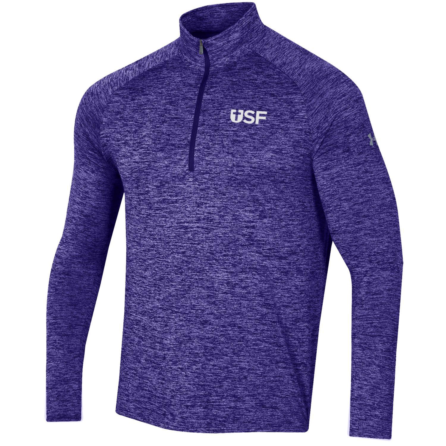  Under Armour Purple Tech Quarter Zip Pullover 