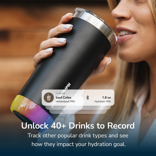 HidrateSpark Premium App drink tracker.