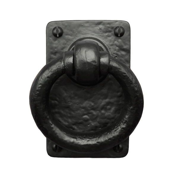 iron ring gate pull cast door hardware valley flat handle handles pulls metal rings ir gates dummy finish cabinet latch