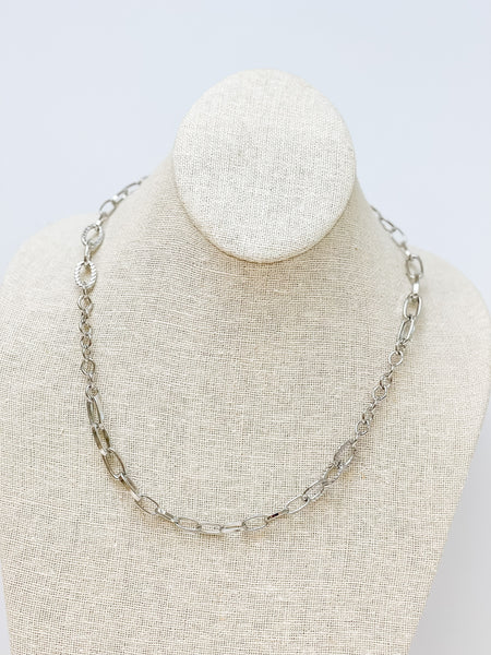 Shiny Mixed Link Chain Necklaces