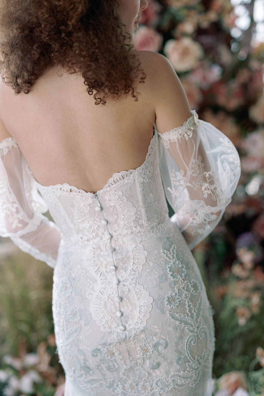 Aquamarine Claire Pettibone Adorned Couture Wedding Dress Collection