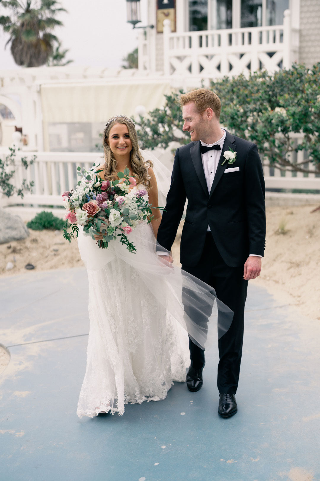 Bride and Groom Walk