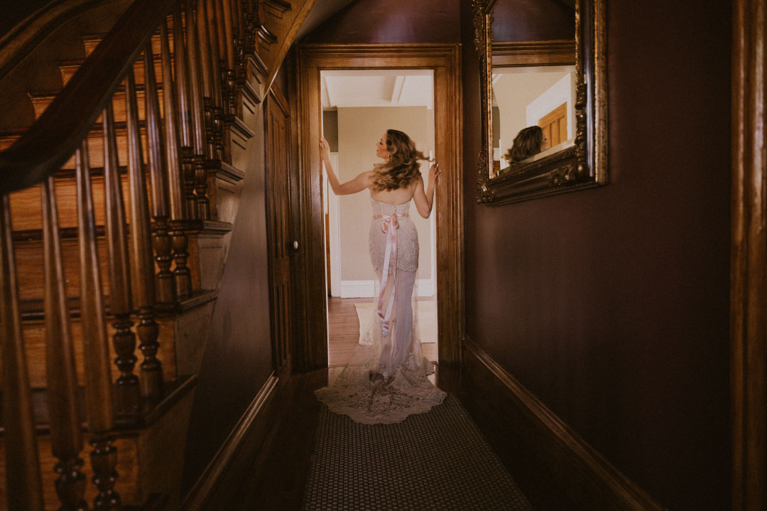 Thalia Lace Wedding Dress by Claire Pettiboen