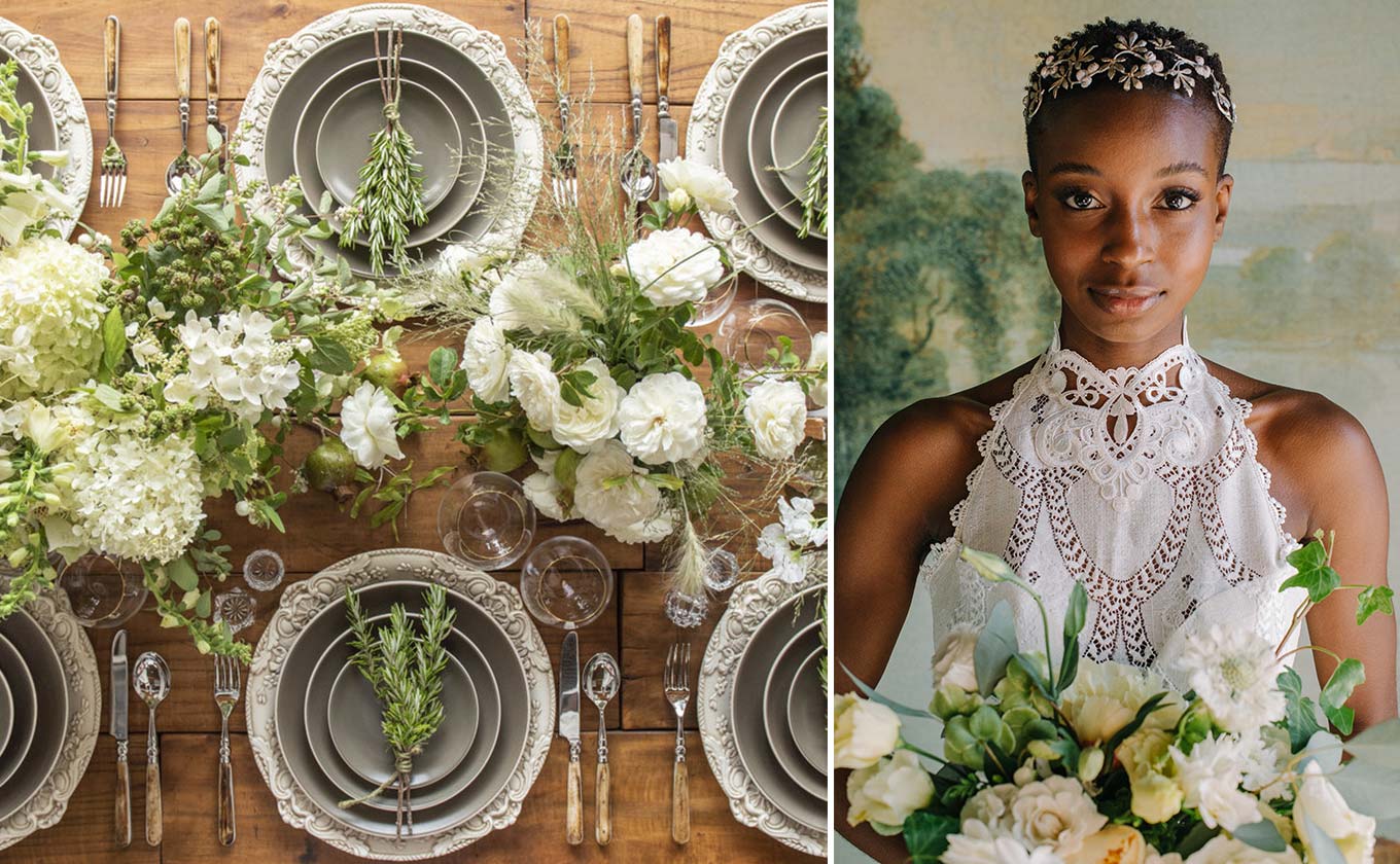Wedding Tabletop Design Inspiration & Calypso Lace Halter Top 