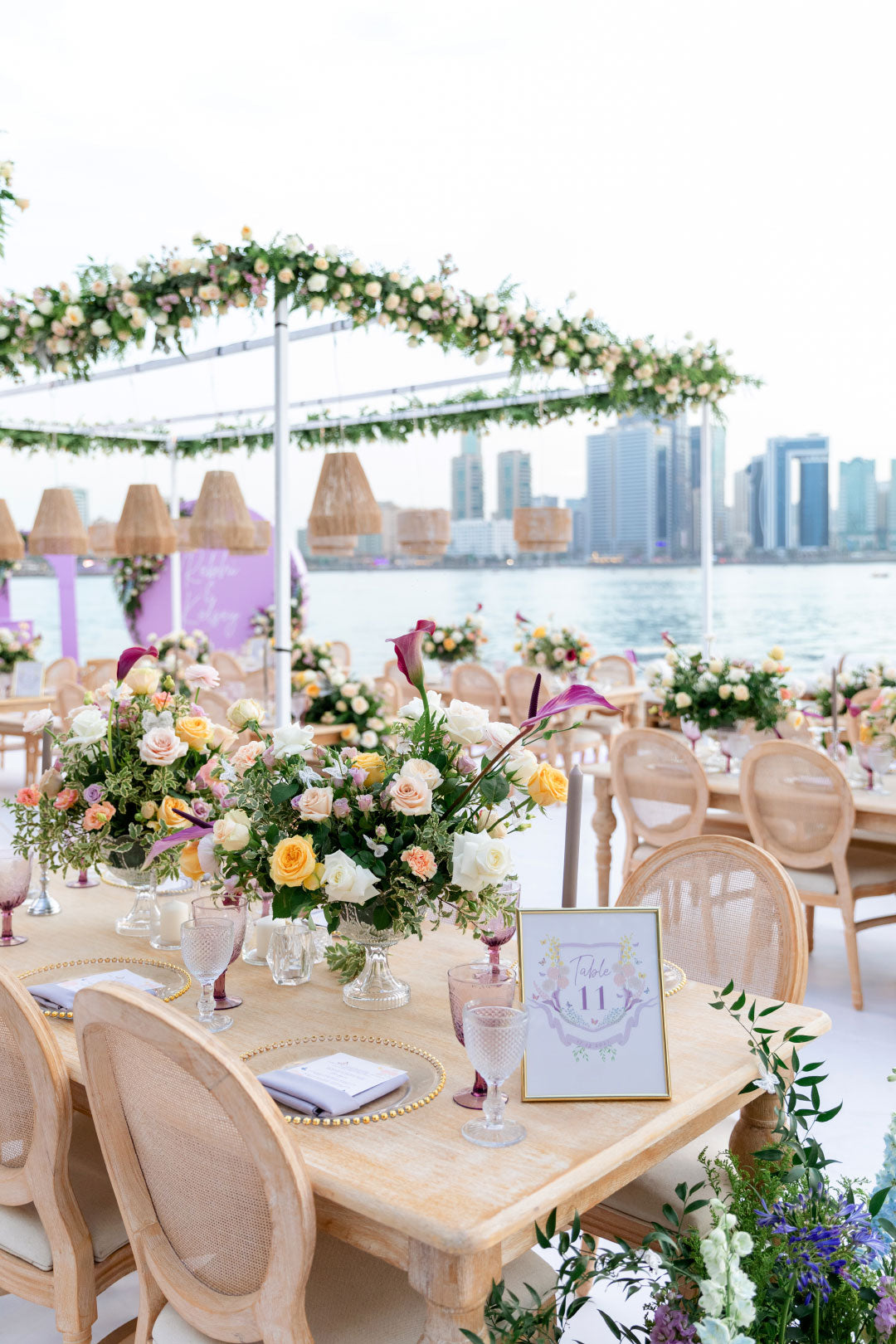 Wedding Table and Wedding Florals