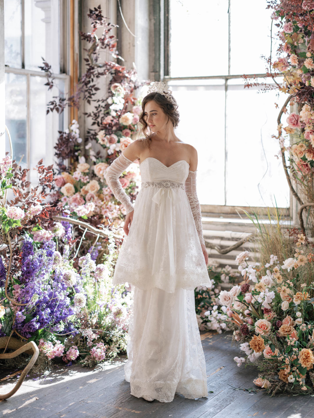 Sevigne Couture Wedding Dress by Claire Pettibone