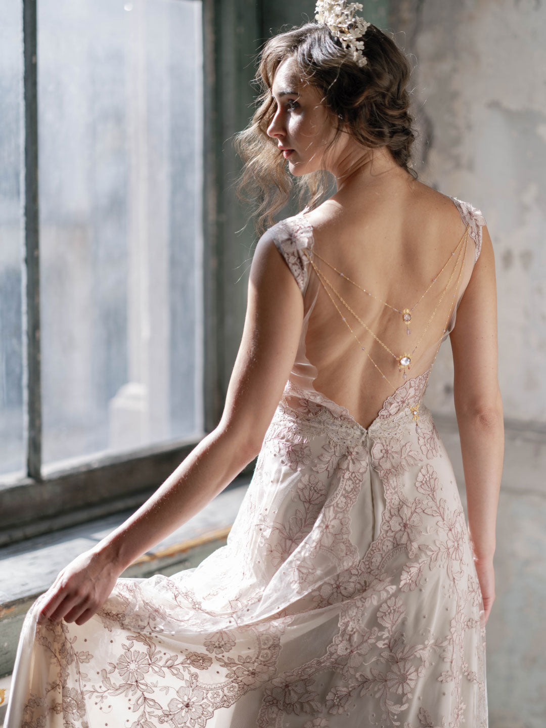 Amythest Wedding Dress by Claire Pettibone