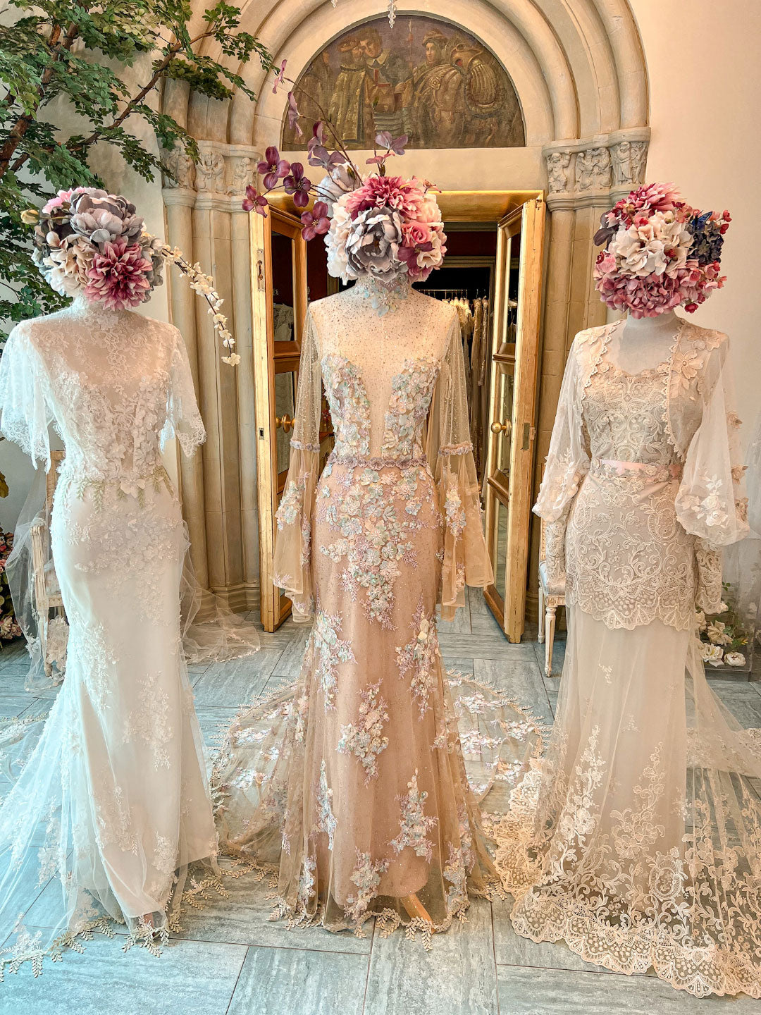 Grace Venus and Thalia from the Three Graces wedding dress collection