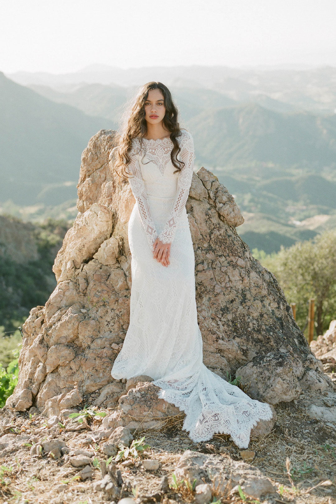 Shenandoah Long Sleeve Lace Wedding Dress by Claire Pettibone