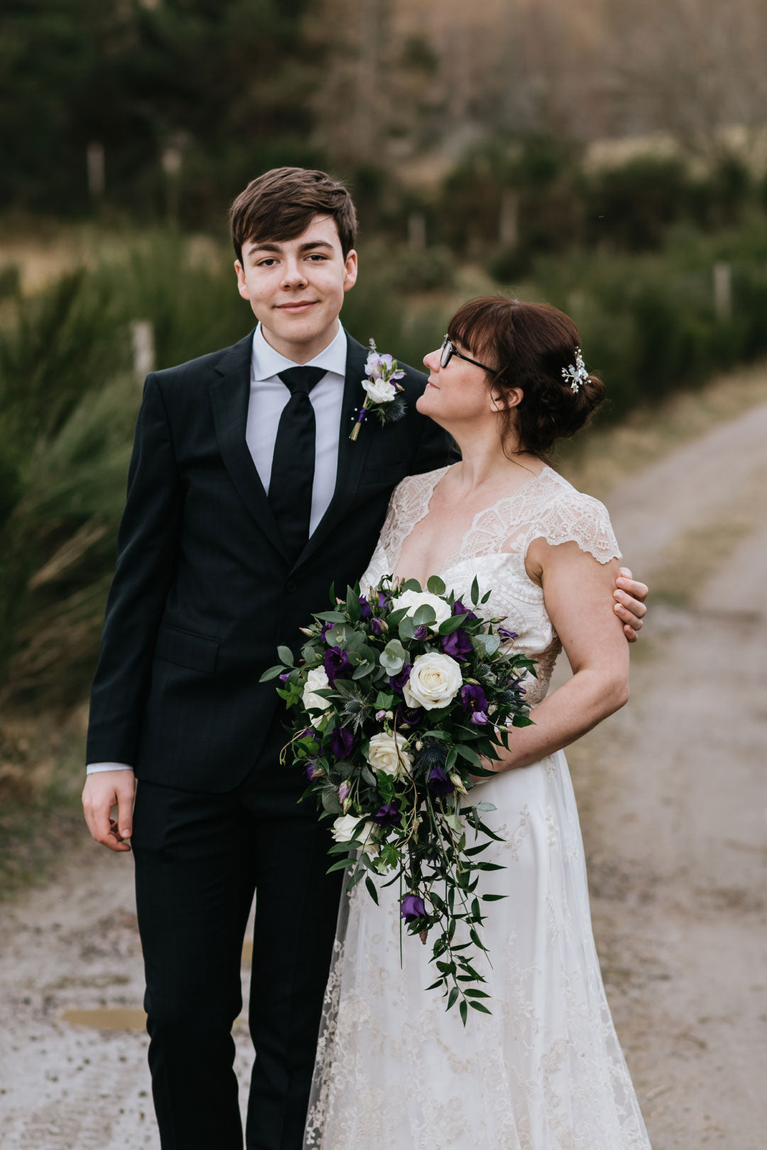 Bride with her Son